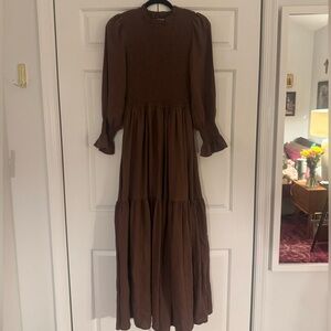 Ivy City Co Leena Dress in Java (Small)